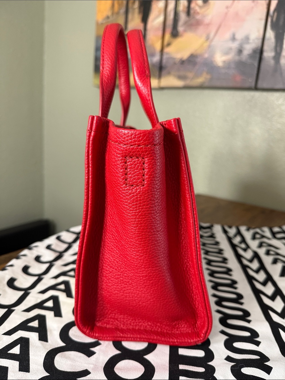 Marc Jacobs The Leather Small Tote Bag' - Picture 5 of 13
